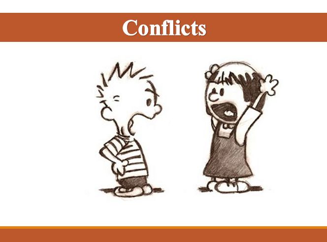 Conflicts  
